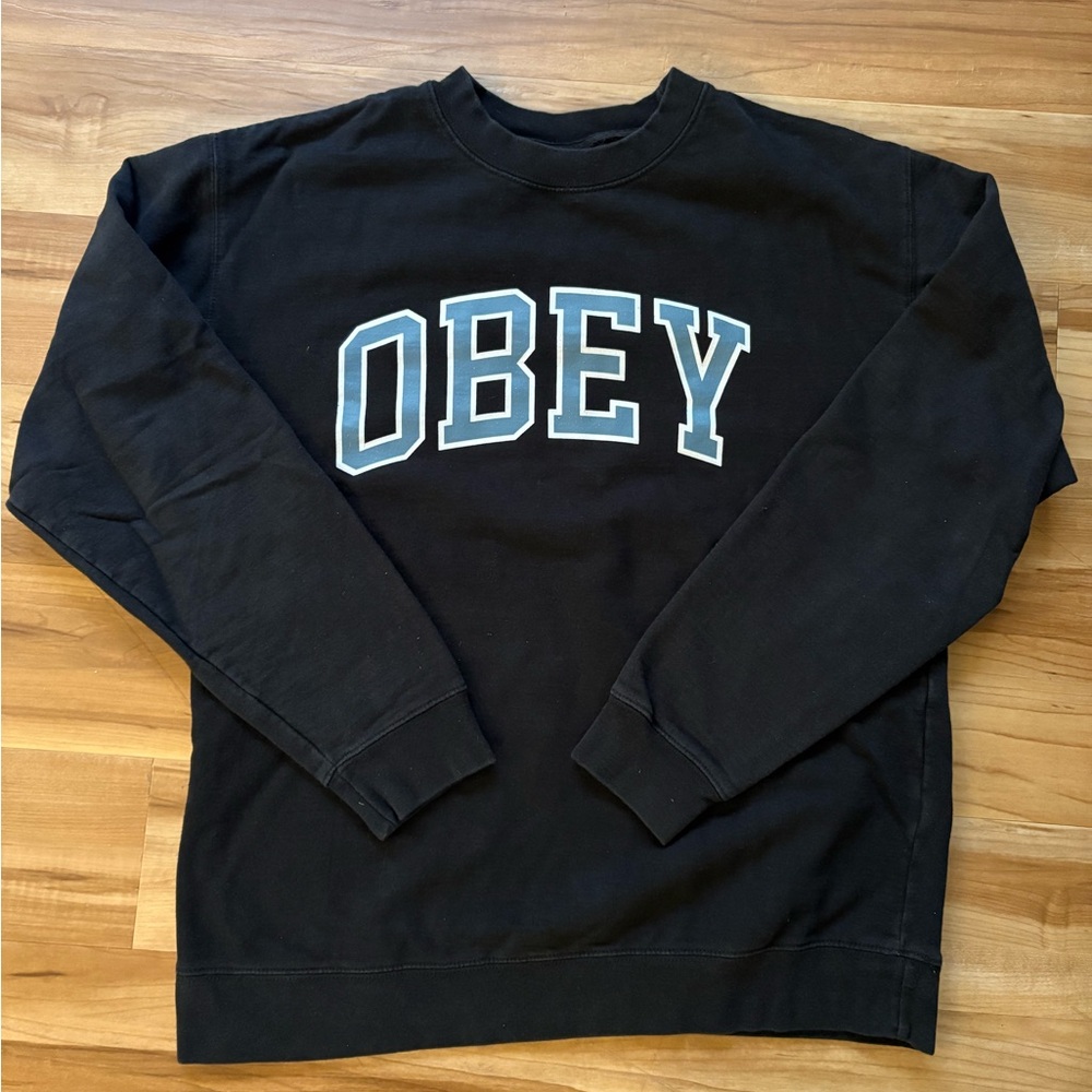 Obey Black Crewneck